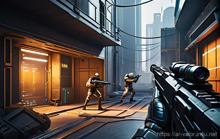 발로란트 유저 중심의 경기 전략 - **Prompt 1: Strategic Site Control with Tactical Agents** "A wide-shot, high-fidelity, futuristi...