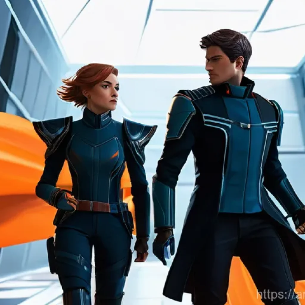 발로란트 캐릭터 상세 설명 - **Prompt 1: Dynamic Duelist Entry** "A vibrant 3D render, akin to official Valorant promotional ...
