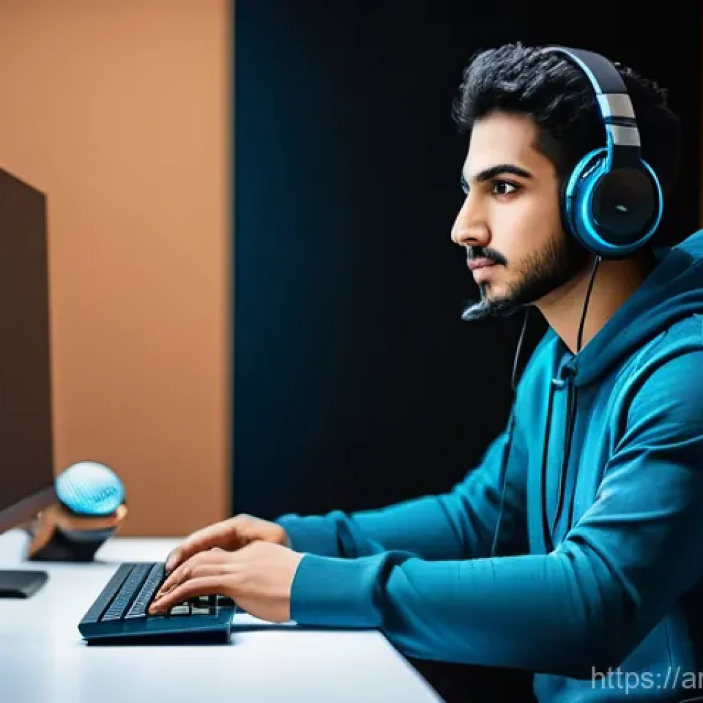 발로란트 e스포츠 클랜 추천 - The Aspiring Gamer's Journey of Self-Discovery** "A thoughtful young man of Arab descent, aged 20-25...