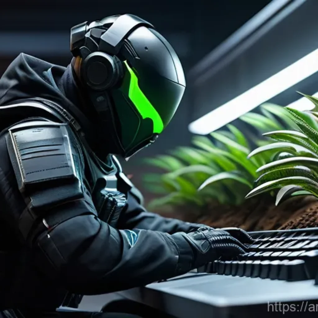 발로란트 유용한 단축키 모음 - A Valorant agent, Omen, is crouched low behind a futuristic, metallic cover on a spike plant site, s...