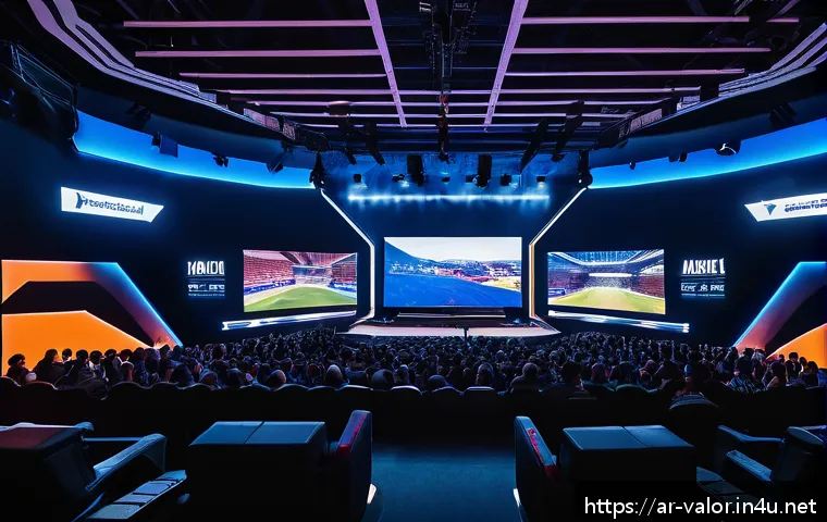 발로란트 최신 e스포츠 뉴스 - A dynamic esports arena scene in Reykjav&iacute;k, Iceland, showcasing a professional Valorant tournament i...