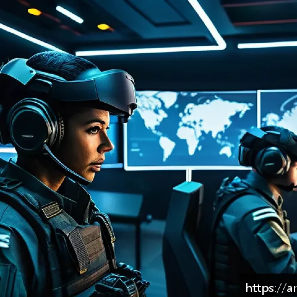 발로란트 업데이트 이후 새로운 전략 - A highly detailed digital illustration of a diverse Valorant team in tactical gear communicating int...
